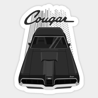 Mercury Cougar 1970 - black Sticker